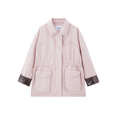 Women's Utility Jacket with Drawstring Waist