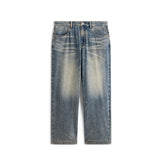 Men's Vintage Washed Tapered Jeans