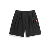 Men's Drawstring Shorts with Contrast Label Detail