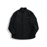 Men's Tweed-Inspired Brushed Yarn-Dyed Shirt