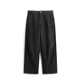 Men's Oversized Pleated Jeans