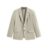 Men's Seersucker Notch-Lapel Blazer
