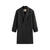 Men's Trench-Style Double-Face Wool Coat