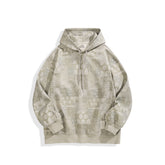 Men's Allover Jacquard Hooded Sweatshirt