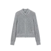 Women's Slim-Fit Openwork Knit Cardigan
