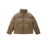 Men's Spliced Corduroy Puffer Jacket