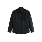 Men's Plaid Jacquard Shirt
