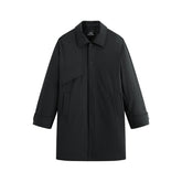 Men's Trench-Style Mid-Length Down Coat