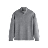 Men's Relaxed Half-Placket Knit Sweater