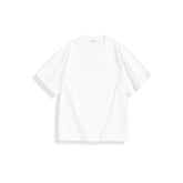 Men's Solid Embossed Letter T-Shirt