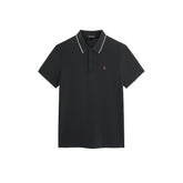 Men's Waffle Knit Cooling Embroidered Polo Shirt