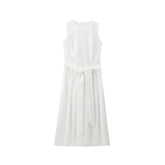 Women's Sleeveless Bubble-Hem Dress