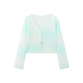 Women's Lightweight Gradient Knit Cardigan