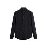 Men's Textured Jacquard Bamboo Fiber Shirt