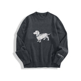Men's Wool-Blend Jacquard Sweater