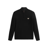 Men's Wool-Blend Cable Knit Textured Sweater