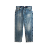 Men's Gradient Whiskered Straight-Leg Jeans