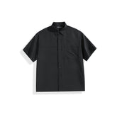 Men's Letter Embroidered Jacquard Shirt