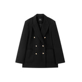 Women's Peaked Lapel Structured Blazer
