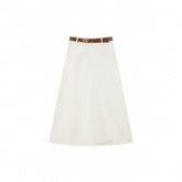 Women's Asymmetrical Hem Denim Skirt