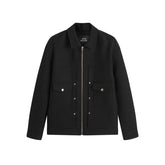 Men's Metallic Tweed Textured Commuter Jacket