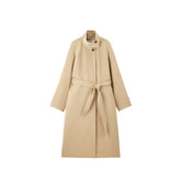 Women's Oversized Stand-Collar Trench Coat