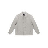 Men's Gray-Green Textured Jacquard Jacket