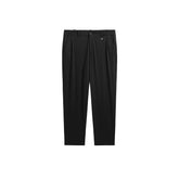 Men's Solid Slight Stretch Tapered Trousers