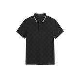 Men's Allover Jacquard Sorona Cooling Polo Shirt