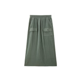 Women's High-Waisted Acetate Utility Skirt