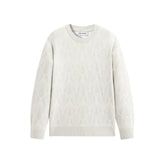 Men's Argyle Jacquard Chenille Knit Sweater