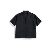 Men's Textured Jacquard Short-Sleeve Shirt