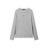 Men's Contrast Layered-Look Long-Sleeve T-Shirt