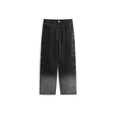 Men's Gradient Washed Straight-Leg Jeans