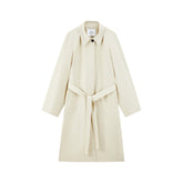 Women's Oversized Trench-Style Jacket with Belt