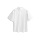 Men's Solid Jacquard Polo Shirt