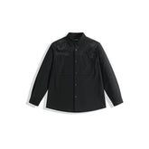 Men's Black Embroidered Shirt