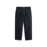 Men's Cotton Straight-Leg Jeans with Contrast Topstitching