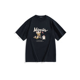 Men's Graphic Print Embroidered T-Shirt