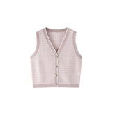 Women's Tweed Knit Vest