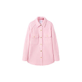 Women's Pink Vintage Wool Coat