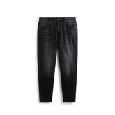 Men's Cashmere-Blend Fleece-Lined Tapered Jeans