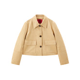 Women's Short Faux Suede Jacket