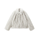 Women's Short Faux Fox Fur Jacket