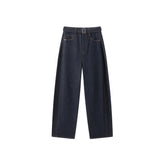 Women's High-Waist Wide-Leg Cotton Jeans