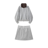 Women's Casual Sweatshirt & Skirt Set