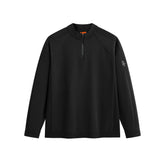 Men's Long-Sleeve Top with Jacquard Back