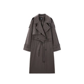 Women's Oversized Double-Breasted Trench Coat
