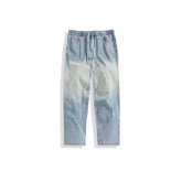 Men's Washed Gradient Straight-Leg Jeans