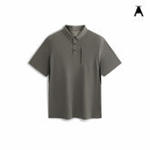 Men's Cooling Polo Shirt with Letter Print